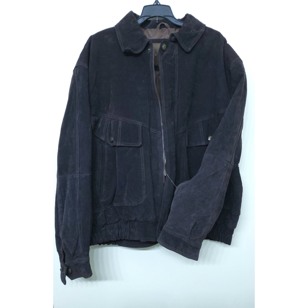 Joshua Ross Collezione Suede Leather Jacket NWT